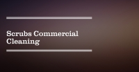 Scrubs Commercial Cleaning Logo